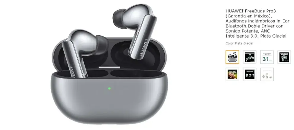 Amazon: ¡Huawei FreeBuds Pro 3 en descuento y a meses sin intereses! 