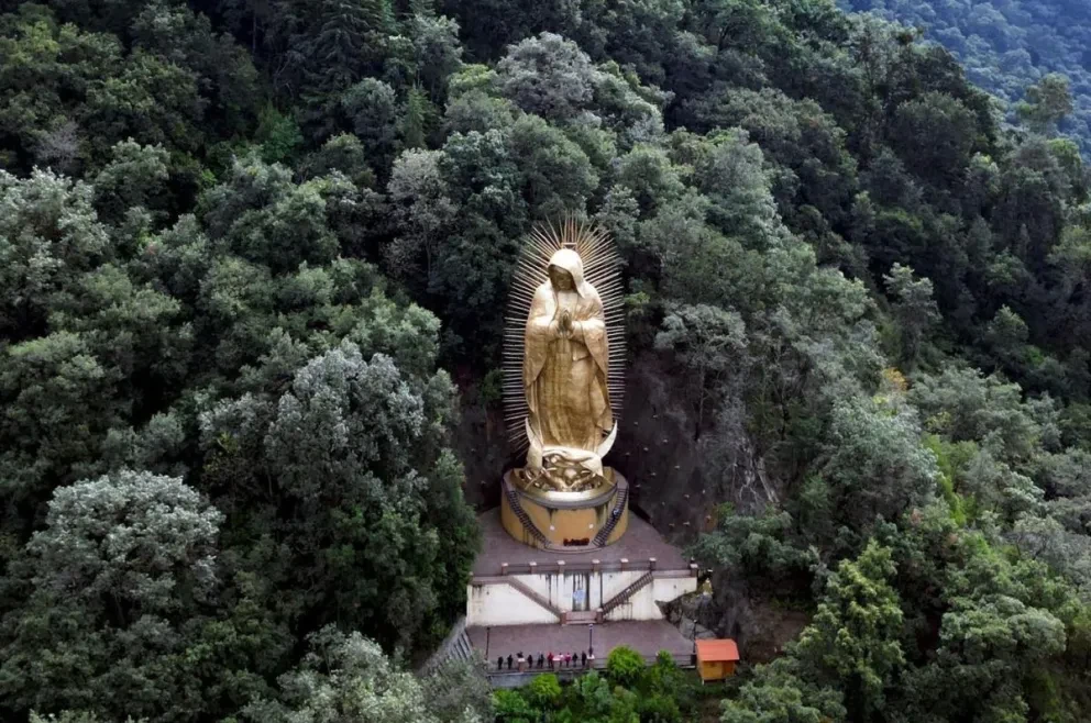 Ocuilan, Estado de México, lugar que tiene a la Virgen de Guadalupe más grande del mundo.