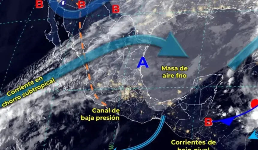 Clima en México hoy miércoles 13 de diciembre de 2023: persisten lluvias por frente frío núm. 16