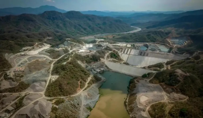 Así fue la inauguración de la impresionante presa Santa María, ubicada en Sinaloa.