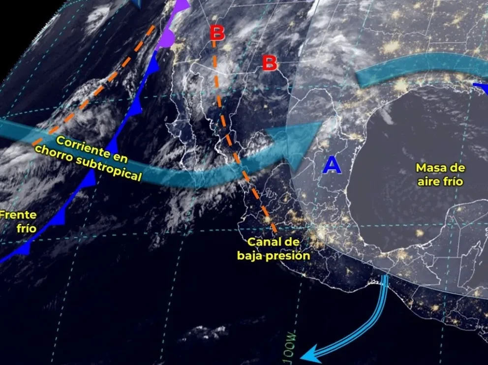 Clima en México hoy martes 19 de diciembre de 2023: frente frío núm. 17 mantiene bajas temperaturas en estos estados