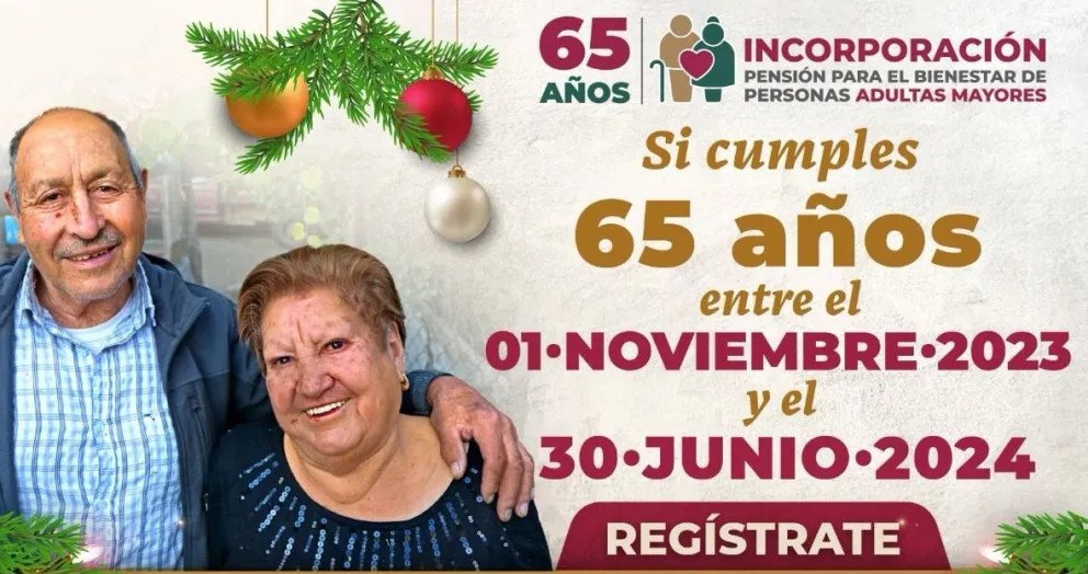 Apresúrate, este 23 de diciembre vence el plazo del registro a la pensión para adultos mayores