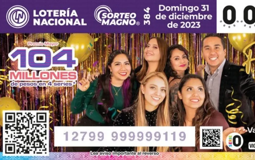 Sorteo Magno 384 de Año Nuevo: ¿cómo participar por el premio mayor de 104 millones de pesos?