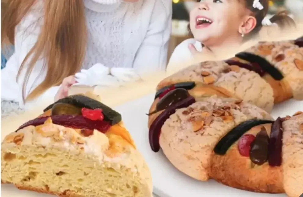 La rosca tradicional de Costco está elaborada de un pan suave, esponjoso sabor a mantequilla.
