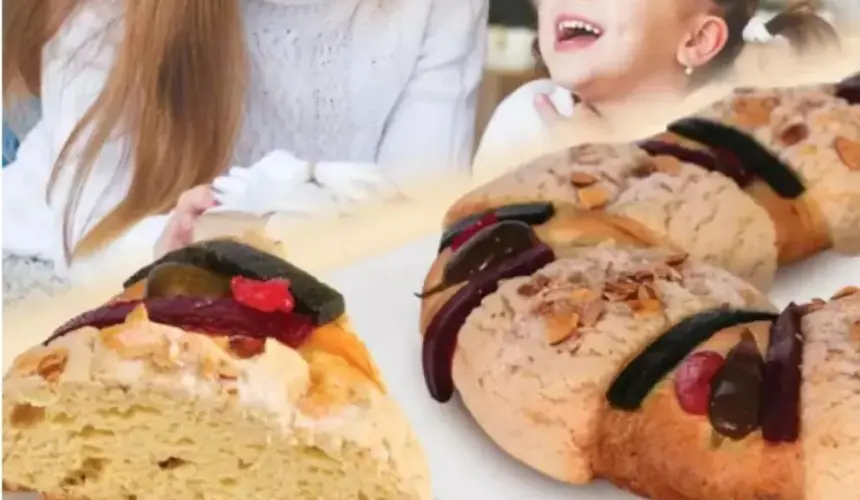  La rosca tradicional de Costco está elaborada de un pan suave, esponjoso sabor a mantequilla. 