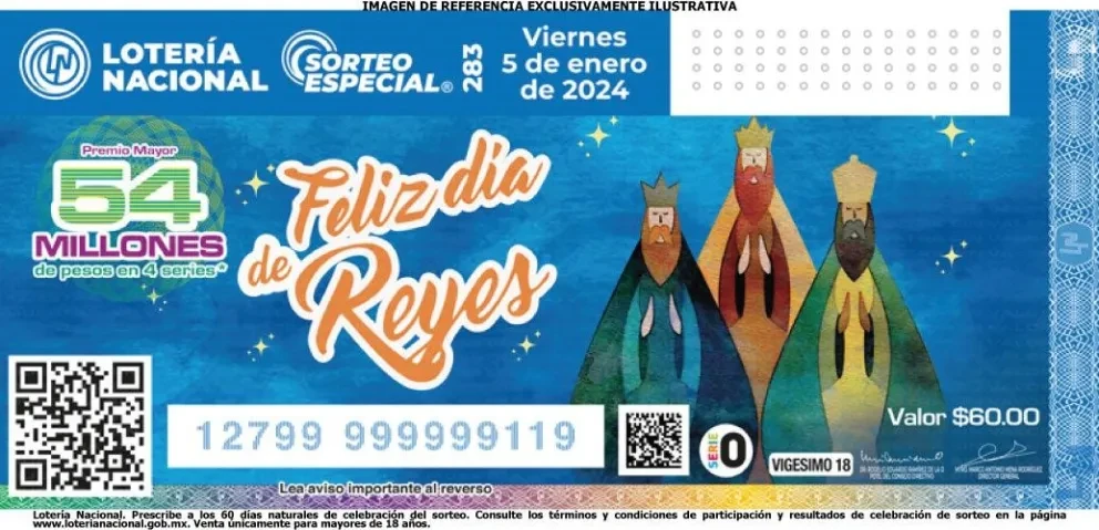 Sorteo Especial 283 de Día de Reyes: ¿cómo participar por el premio mayor de $54 millones de pesos?