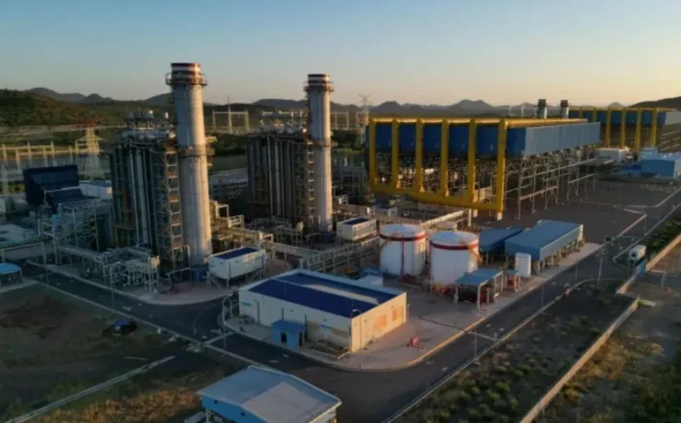 Central eléctrica Topolobampo III en Sinaloa.