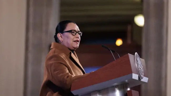 Rosa Icela Rodríguez Velázquez, secretaria de Seguridad y Protección Ciudadana