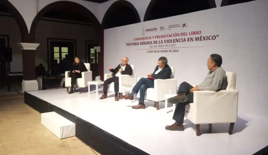 Amena presentación del Libro Historia Mínima de la Violencia en México