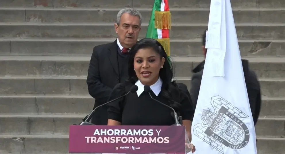 Monserrat Caballero, presidenta municipal de Tijuana.