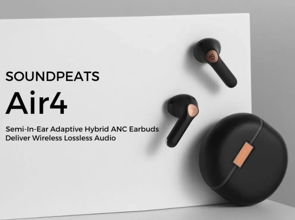 Audífonos inalámbricos SoundPEATS Air4 con cancelación de ruido están a precio reducido en Amazon