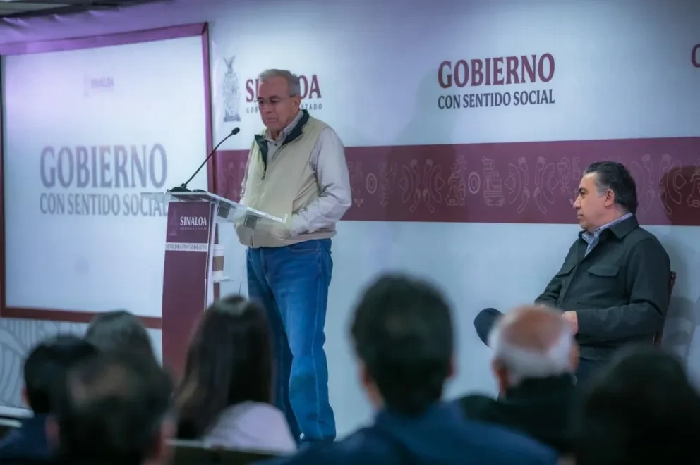 Rubén Rocha Moya, gobernador de Sinaloa.