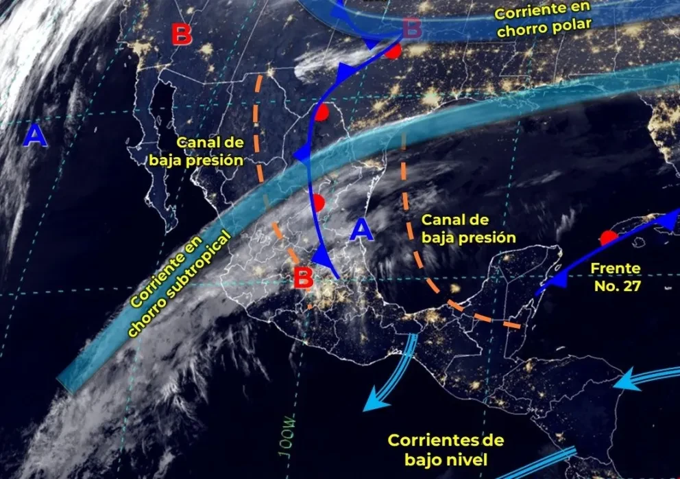 Nuevo frente frío llegará al norte de México: pronóstico del clima de hoy jueves 18 de enero de 2024