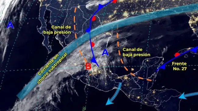 Nuevo frente frío llegará al norte de México: pronóstico del clima de hoy jueves 18 de enero de 2024