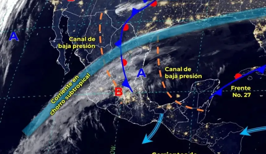 Nuevo frente frío llegará al norte de México: pronóstico del clima de hoy jueves 18 de enero de 2024