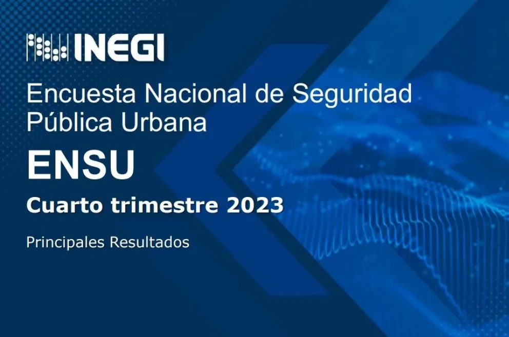 NEGI publicó encuesta de percepción de inseguridad. Es la percepción más baja en 10 años.