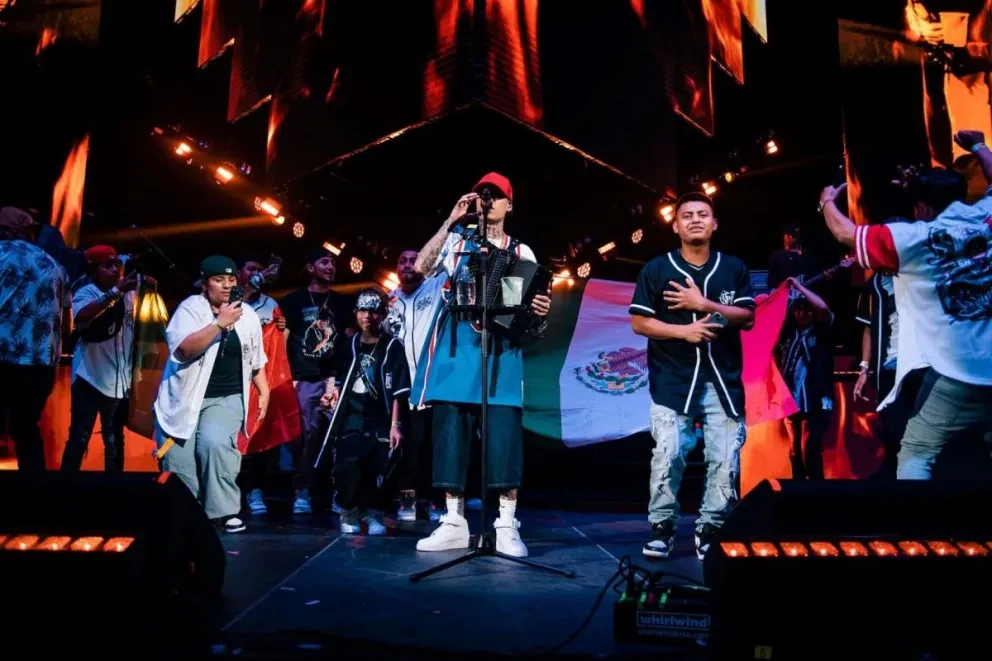 Santa Fe Klan es uno de los artistas que estará dando concierto en el Festival Suena Querétaro 2024. Foto: Cortesía