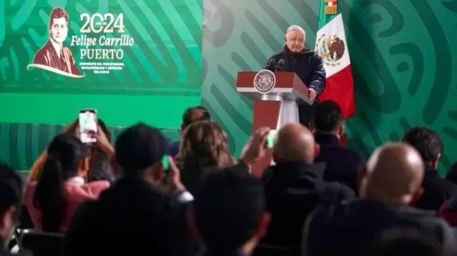 Andrés Manuel López Obrador, presidente de México.