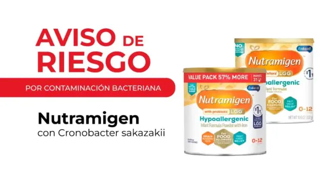 Cofepris alerta sobre retiro de lote de fórmula infantil Nutramigen.