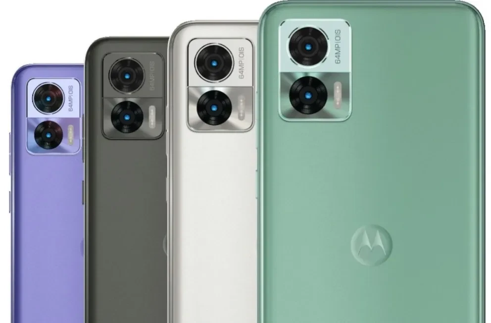 El smartphone Motorola Moto Edge 30 Neo trae altavoces estéreo. Foto: Cortesía