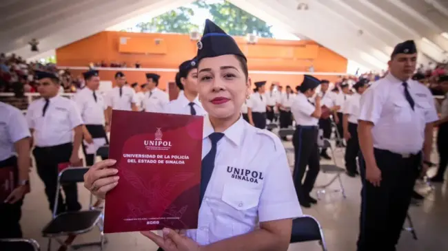 Se gradúan en Culiacán 119 cadetes de la Universidad del Policía del Estado de Sinaloa.
