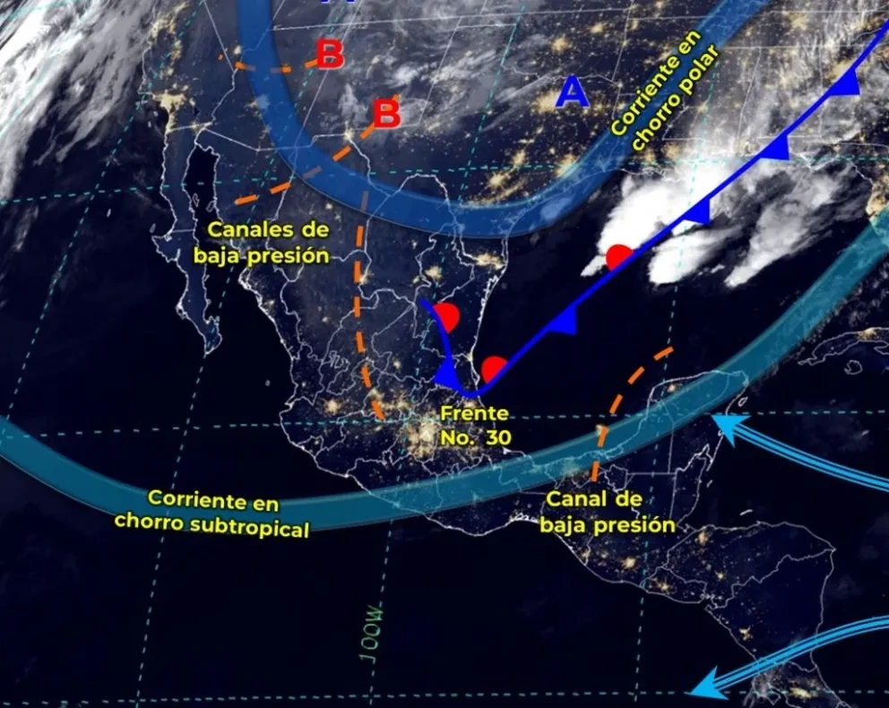 Pronóstico del clima en México hoy viernes 26 de enero de 2024