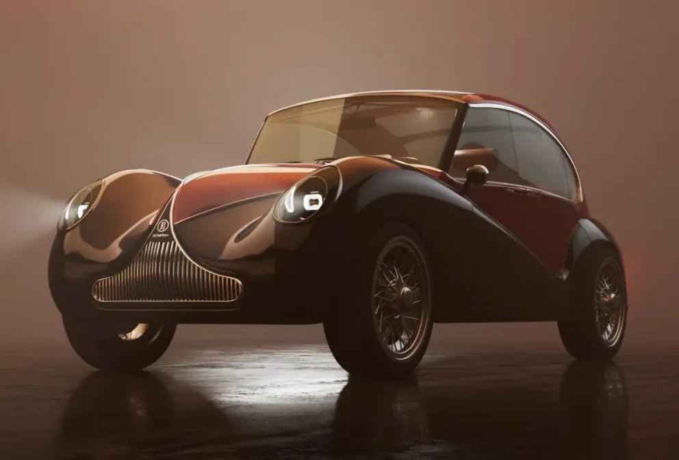 A pesar de su diseño extremadamente clásico, este auto está equipado con la última tecnología. Foto: Olympian Motors
