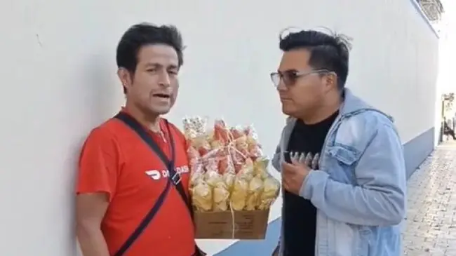 La verdad sobre el cantante de Grupo Bryndis que ahora vende papas fritas y se hizo viral en TikTok
