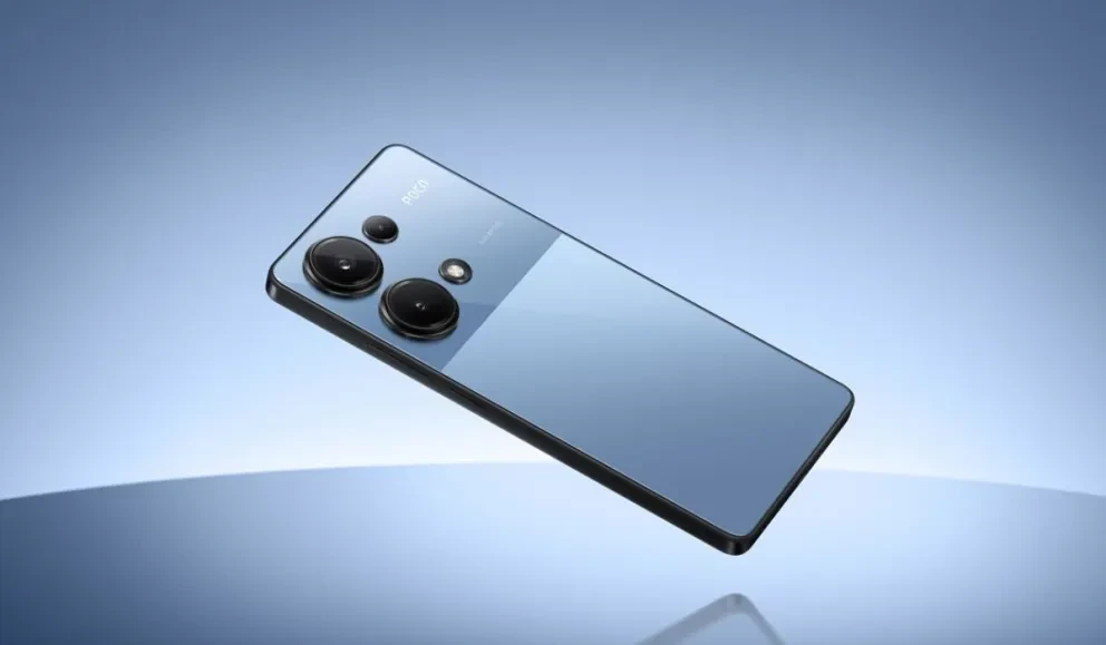 El smartphone Xiaomi Poco M6 Pro trae doble altavoz estéreo. Foto: Cortesía