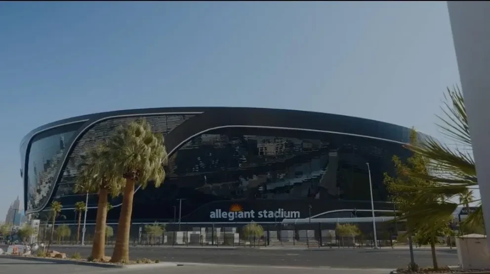 Imagen via X:@AllegiantStadium