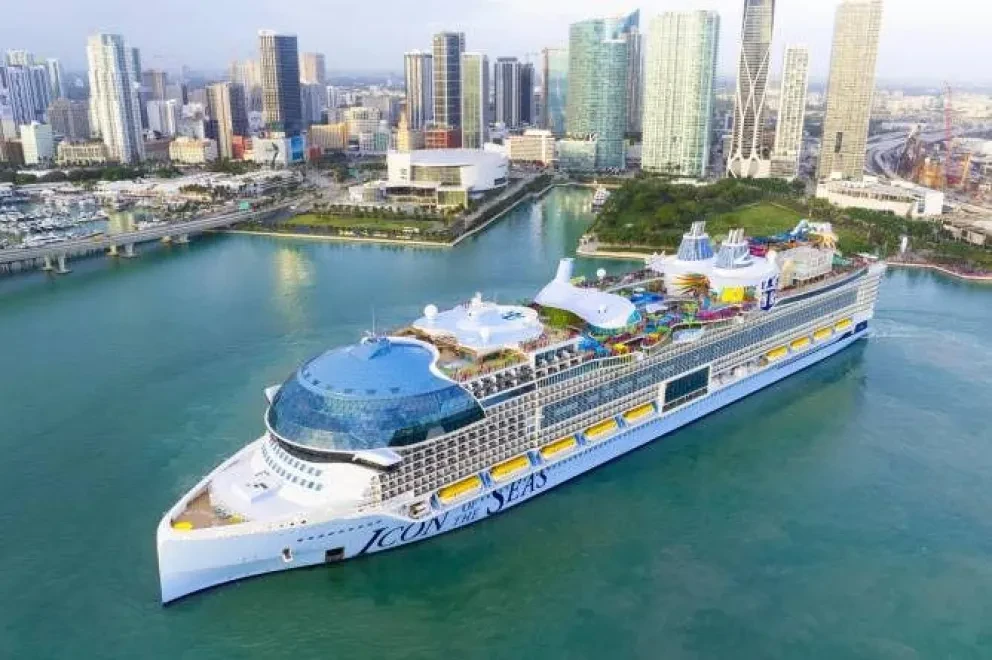 El crucero más grande del mundo.