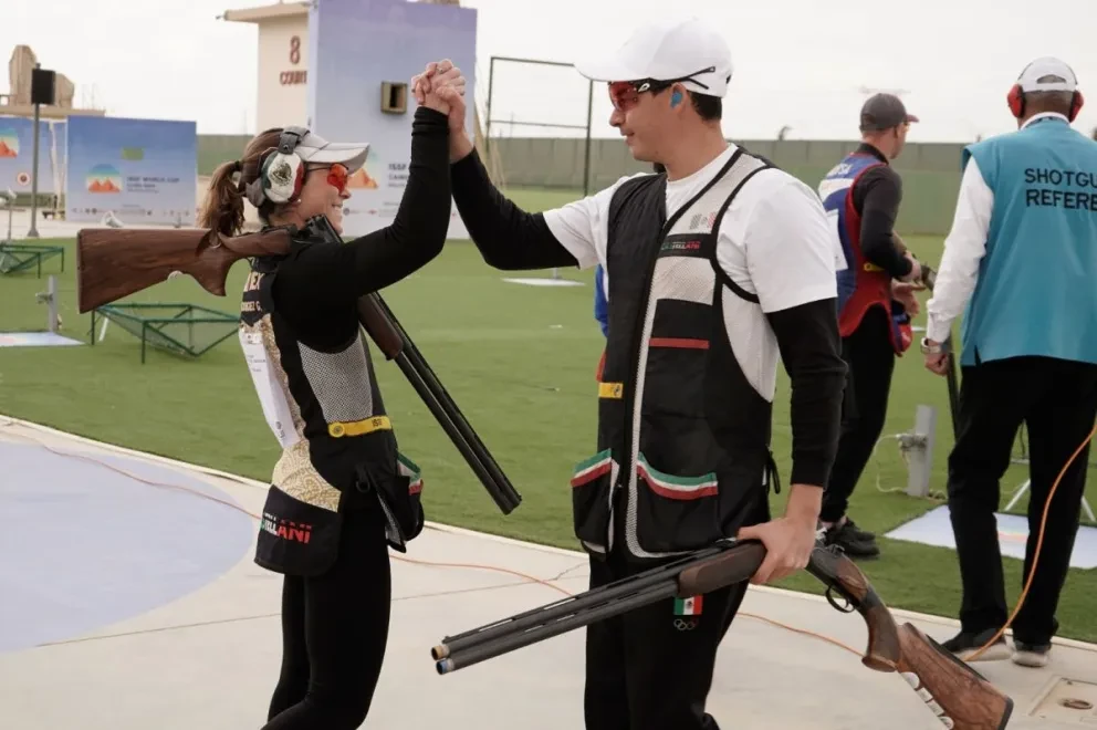 Gabriela Rodríguez y Raúl Gallardo logran bronce en Copa del Mundo en Egipto