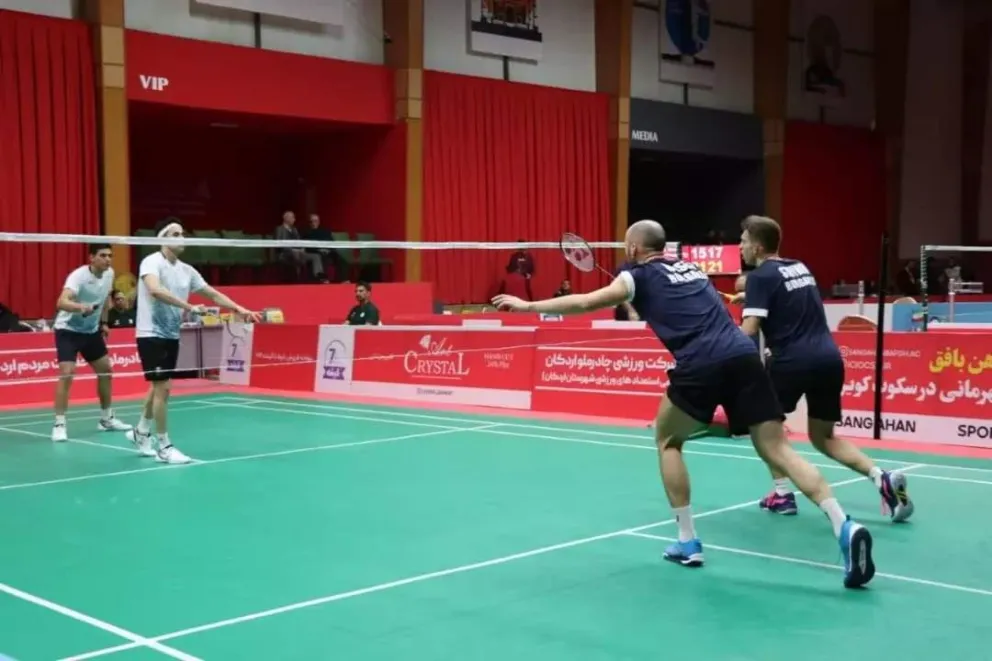 Job Castillo y Luis Montoya logran subcampeonato en Challenge de bádminton en Irán.