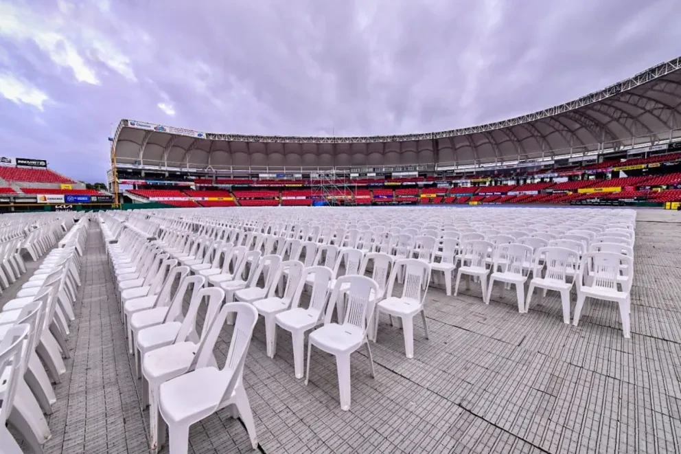 Carnaval Mazatlán 2024 así luce el estadio Teodoro Mariscal donde se presentarán Julión Álvarez y Alfredo Olivas.