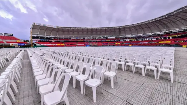 Carnaval Mazatlán 2024 así luce el estadio Teodoro Mariscal donde se presentarán Julión Álvarez y Alfredo Olivas.
