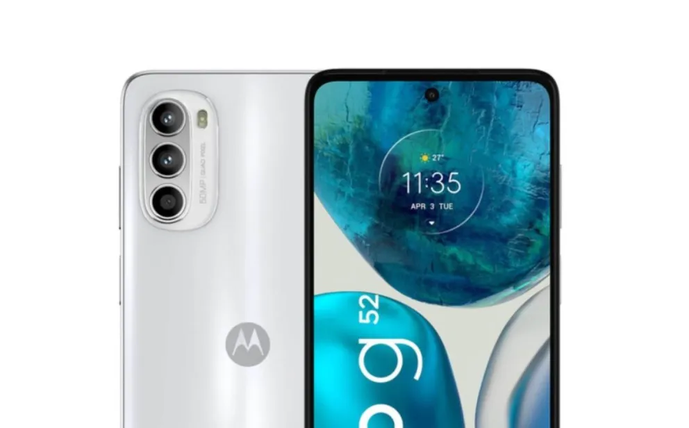 El smartphone Motorola Moto G52 trae diseño de primer nivel. Foto: Cortesía