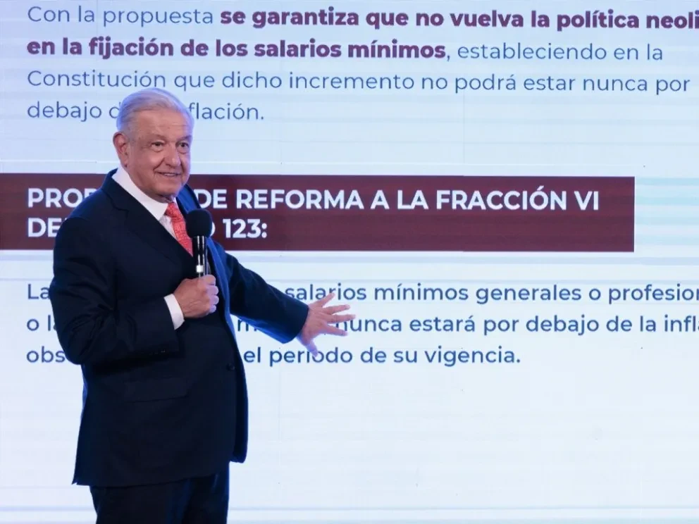 La Mañanera de AMLO del 7 de febrero de 2024. Foto: Presidencia