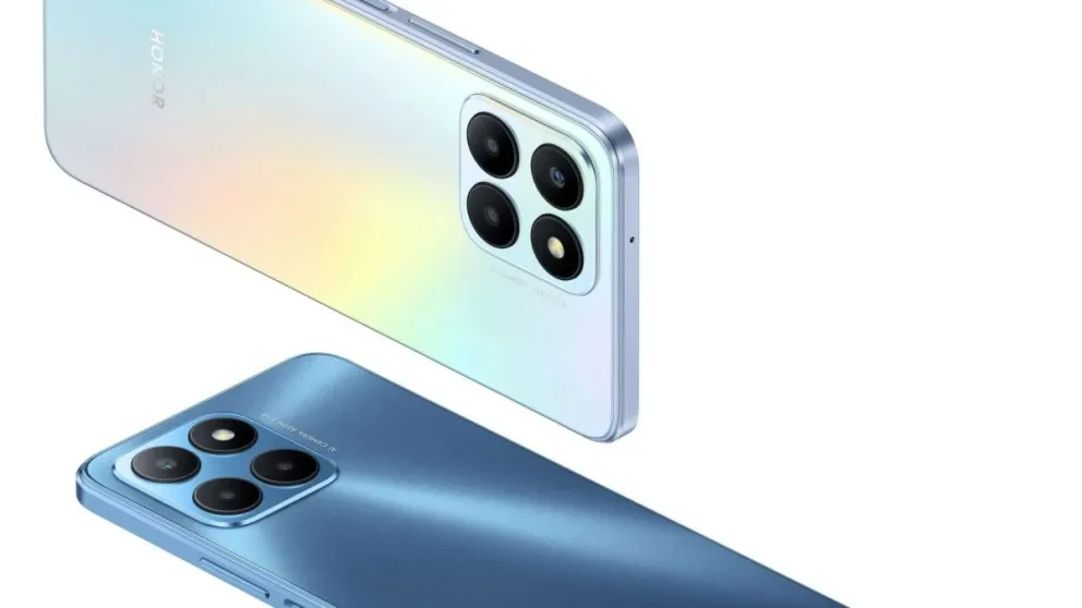 El smartphone Honor 70 Lite está disponible en tres colores; negro, azul y plata. Foto: Cortesía