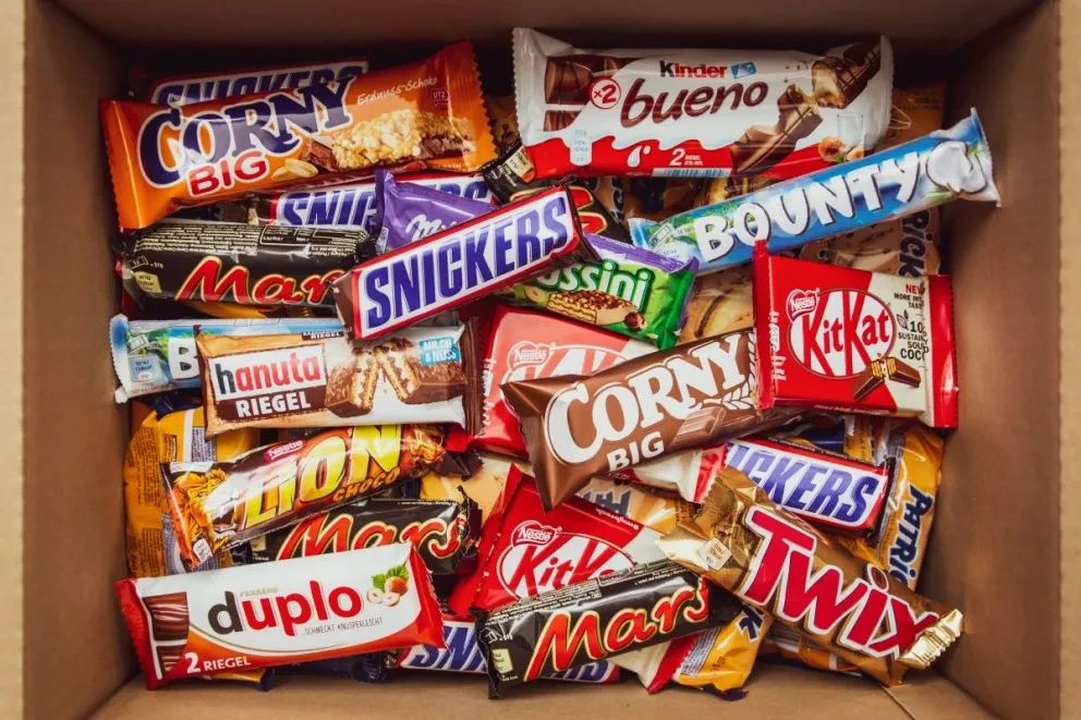 Variedad de chocolates.