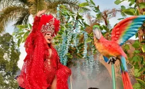 Maribel Guardia, así lució durante el cierre del Carnaval de Guamúchil