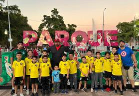 Niños de la Academia de Alturas del Sur se preparan para la Copa Internacional en la Ciudad de México