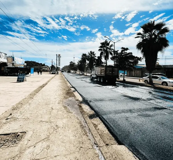 La Calle 50 es el acceso principal para vehículos pesados y maquinaria agrícola