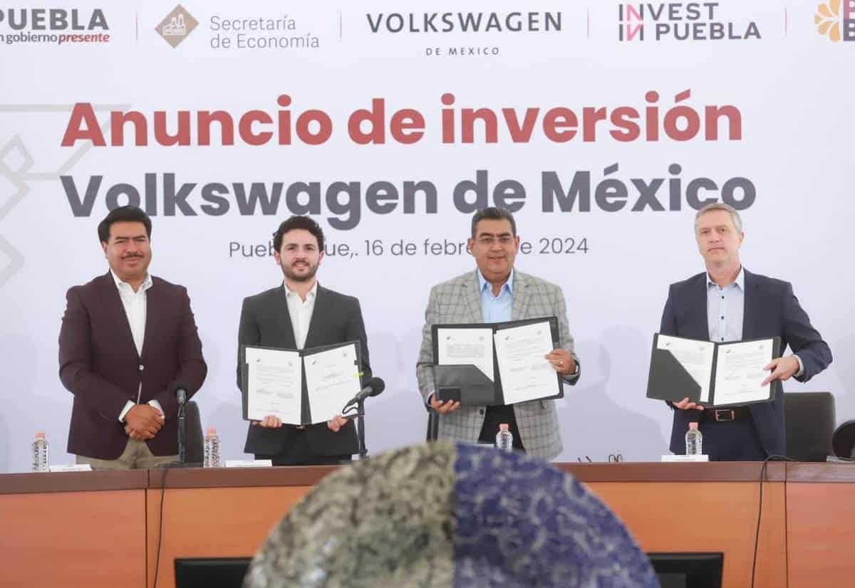 Volkswagen México destinará una inversión millonaria para impulsar la electromovilidad en Puebla. Foto: Cortesía