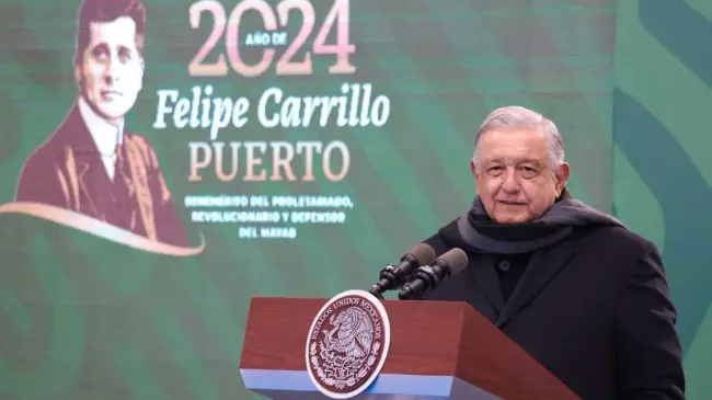 Andrés Manuel López Obrador, presidente de México.
