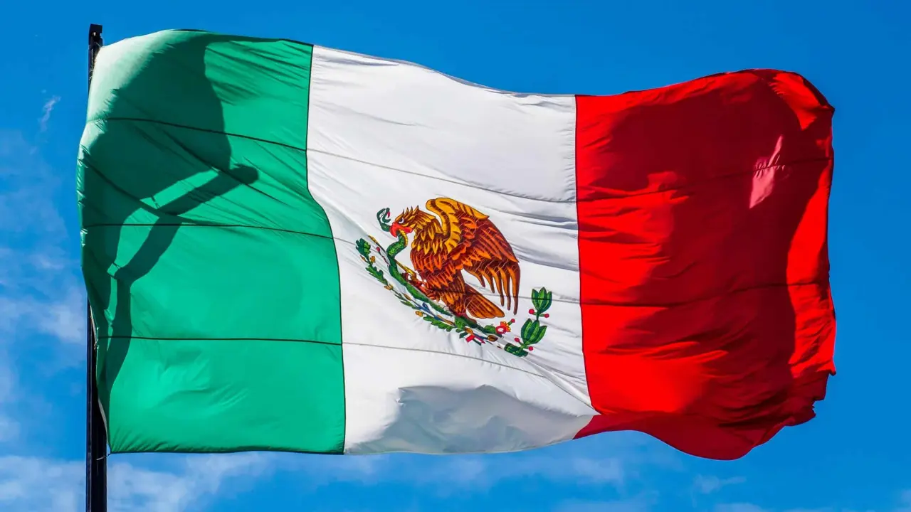 Bandera de México. Foto: Alexander Schimmeck