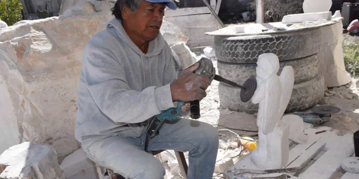 Ya está todo listo para la Feria del Mármol en Vizarrón, en el municipio de Cadereyta de Montes, en Querétaro. Foto: Cortesía