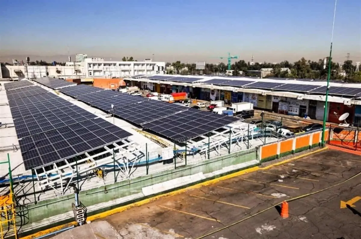 Planta Fotovoltaica de la Central de Abasto CDMX.