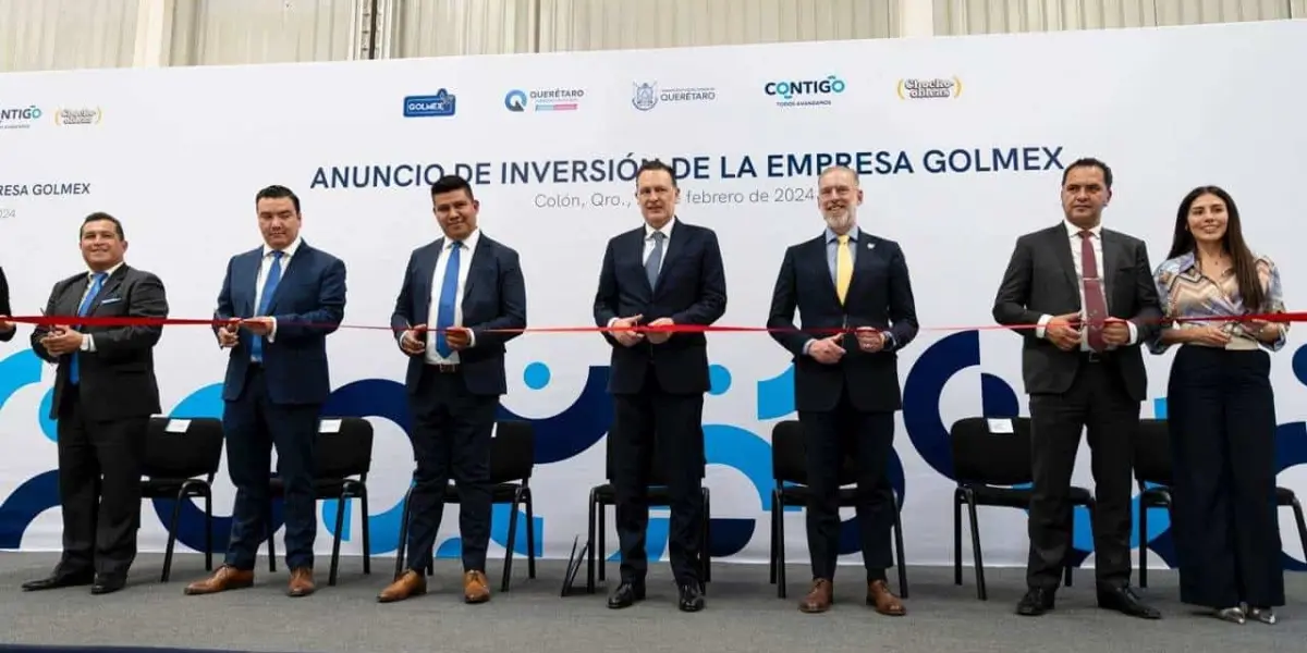 GOLMEX tendrá nueva planta de producción en Querétaro. Foto: Cortesía