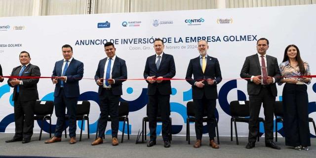Empresa GOLMEX invertirá en nueva planta de producción en Querétaro