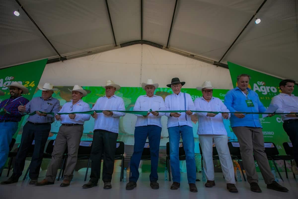 El Gobernador de Sinaloa, Rubén Rocha inaugura la Expo Agro Sinaloa 2024.